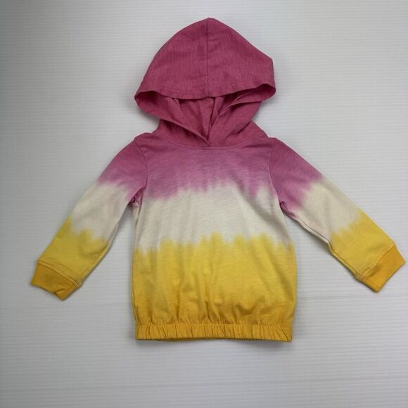 Garanimals Girl's Sweat Suit Jog Outfit Pink Yellow Tie Dye Size 12 Months - Picture 6 of 8